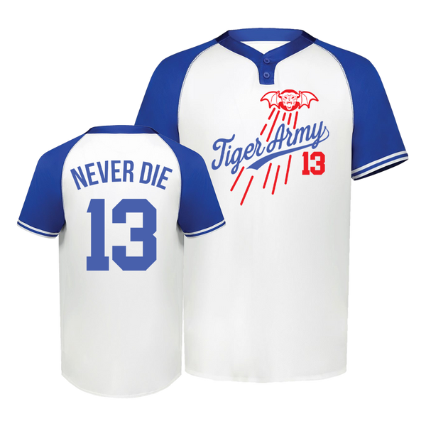 Tiger Army - LA Never Die Limited 2-Button Baseball Jersey – Merch