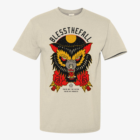 Blessthefall - Parasite Shirt (Natural) | Merch Connection - Metal, hardcore, punk, pop punk, rock, indie, and alternative band merchandise
