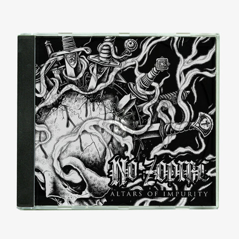 No Zodiac - Altars of Impurity CD | Merch Connection - Metal, hardcore, punk, pop punk, rock, indie, and alternative band merchandise