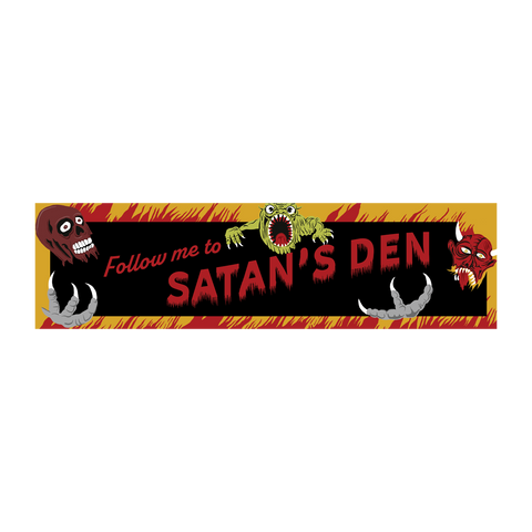 Satan's Den Bumper Sticker