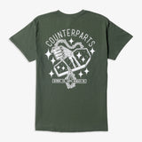 Counterparts - Noose Shirt (Forest Green) | Merch Connection - Metal, hardcore, punk, pop punk, rock, indie, and alternative band merchandise
