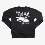 Chelsea Grin - Knife Crewneck | Merch Connection - Metal, hardcore, punk, pop punk, rock, indie, and alternative band merchandise