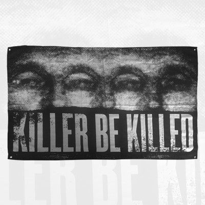 Killer Be Killed - 42" x 60" Wall Flag | Merch Connection - Metal, hardcore, punk, pop punk, rock, indie, and alternative band merchandise