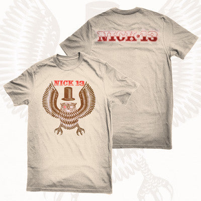 Nick 13 - Sand Owl Shirt | Merch Connection - Metal, hardcore, punk, pop punk, rock, indie, and alternative band merchandise