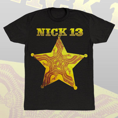 Nick 13 - Sheriff Shirt | Merch Connection - Metal, hardcore, punk, pop punk, rock, indie, and alternative band merchandise