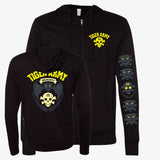 Tiger Army - Lightweight Skull Crest Zip Hoodie