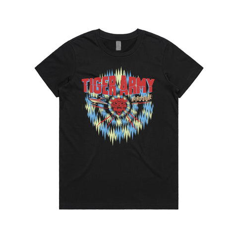 Tiger Army - Space Warp Women's Shirt | Merch Connection - Metal, hardcore, punk, pop punk, rock, indie, and alternative band merchandise