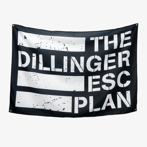 Dillinger Escape Plan - Logo Wall Flag | Merch Connection - Metal, hardcore, punk, pop punk, rock, indie, and alternative band merchandise