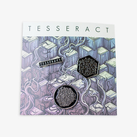 Tesseract - Enamel Pin Set | Merch Connection - Metal, hardcore, punk, pop punk, rock, indie, and alternative band merchandise
