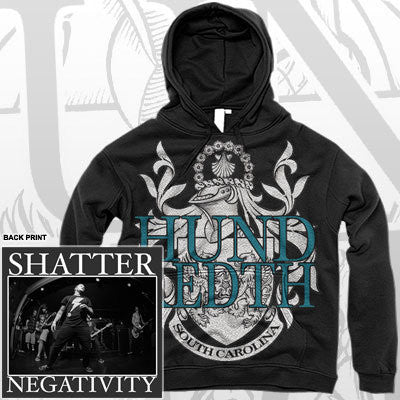 Hundredth - Shatter Negativity Hoodie | Merch Connection - Metal, hardcore, punk, pop punk, rock, indie, and alternative band merchandise