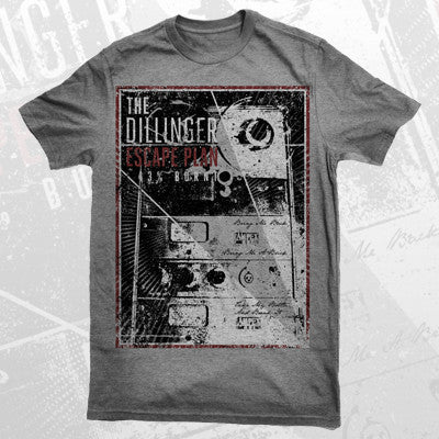 Dillinger Escape Plan - 43% Burnt Shirt (Grey) | Merch Connection - Metal, hardcore, punk, pop punk, rock, indie, and alternative band merchandise